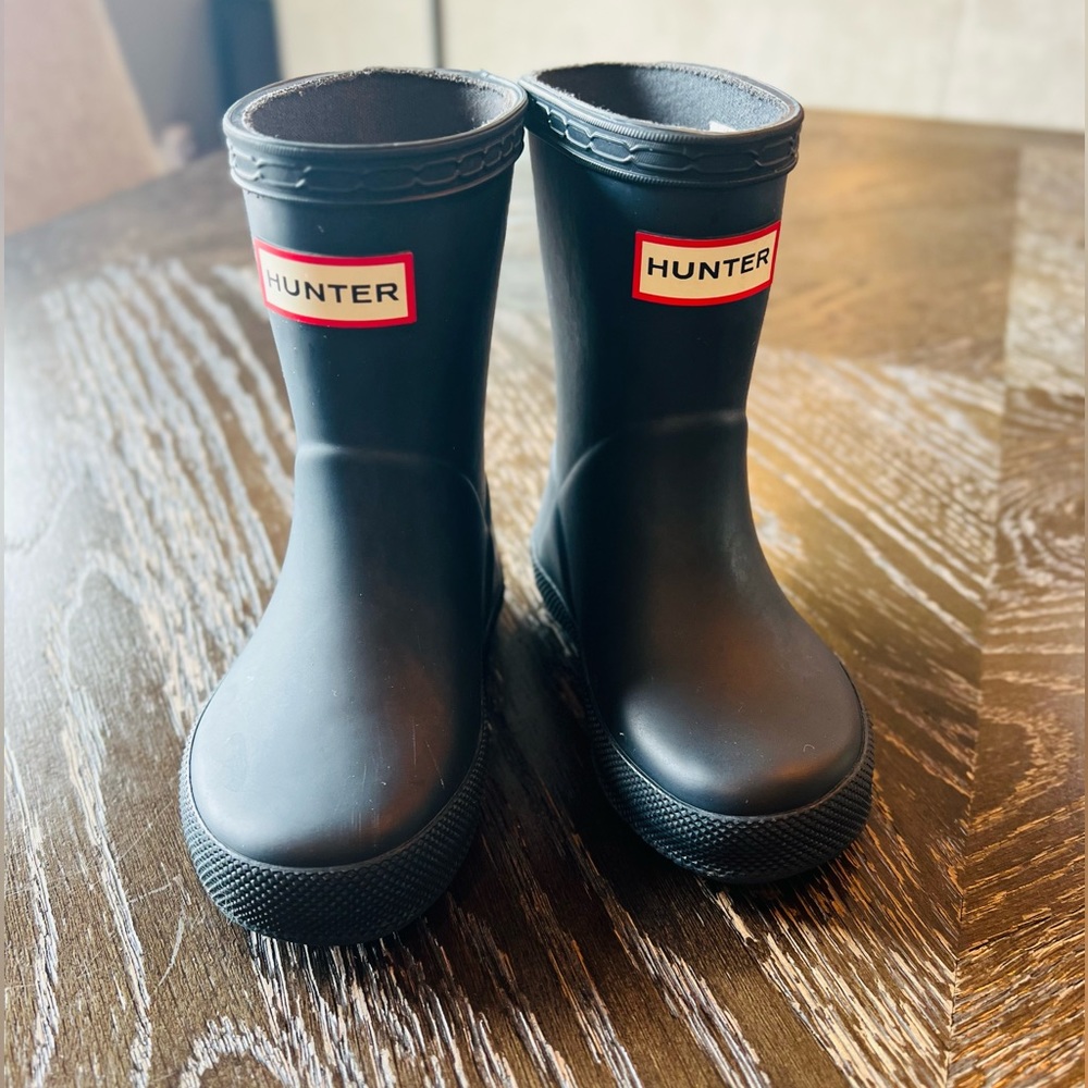 Toddler Navy Hunter Boots